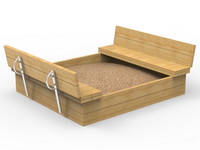Песочница с крышкой-скамейкой П — купить в компании Авен для детской площадки или дачи